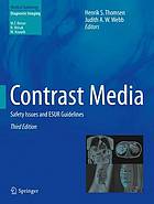 Contrast media : safety issues and ESUR guidelines