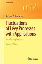 Fluctuations of Lévy Processes with Applications Introductory Lectures