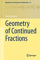 Geometry of continued fractions