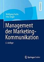 Management der Marketing-Kommunikation