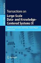 Transactions on large-scale data- and knowledge centered systems IX