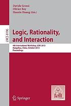 Logic, rationality, and interaction 4th international workshop ; proceedings