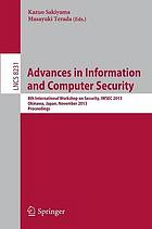 Advances in information and computer security proceedings