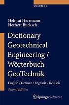 Dictionary Geotechnical Engineering