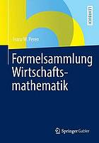 Formelsammlung Wirtschaftsmathematik