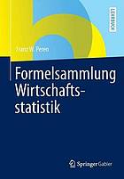 Formelsammlung Wirtschaftsstatistik