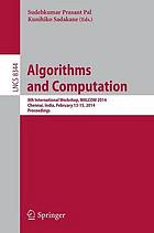 Algorithms and Computation.