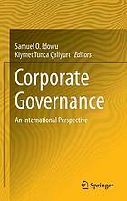 Corporate Governance An International Perspective