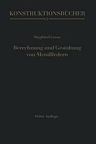 Berechnung und Gestaltung von Metallfedern