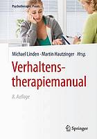 Verhaltenstherapiemanual mit 23 Tabellen