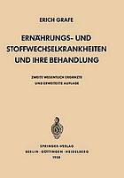 Ernährungs- und Stoffwechselkrankheiten und ihre Behandlung