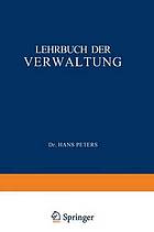 Lehrbuch der verwaltung.