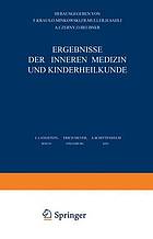 Ergebnisse der Inneren Medizin und Kinderheilkunde : Fünfzehnter Band