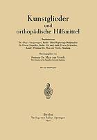 Kunstglieder und orthopädische hilfsmittel;