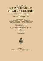 General Pharmacology