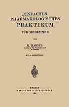 Einfaches pharmakologisches Praktikum für Mediziner.