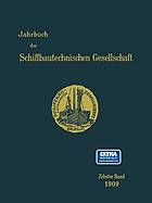 Jahrbuch der Schiffbautechnischen Gesellschaft : Zehnter Band.