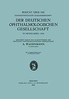 Bericht über die Einundfünfzigste Zusammenkunft der Deutschen Ophthalmologischen Gesellschaft : In Heidelberg 1936