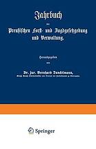 Jahrbuch der Preußischen Forst- und Jagdgesetzgebung und Verwaltung : Dreiundzwanzigster Band