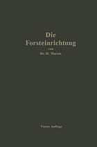 Die Forsteinrichtung