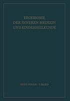 Ergebnisse der Inneren Medizin und Kinderheilkunde