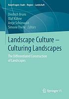 Landscape Culture - Culturing Landscapes : the Differentiated Construction of Landscapes.