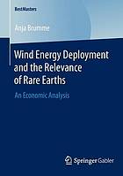 Wind energy deployment and the relevance of rare earths an economic analysis