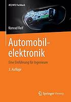 Automobilelektronik eine Einführung für Ingenieure