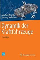 Dynamik der kraftfahrzeuge.