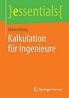 Kalkulation für Ingenieure