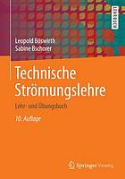 Technische Strömungslehre Lehr- und Übungsbuch