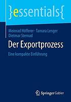 Der Exportprozess : eine kompakte Einführung