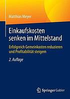 Einkaufskosten senken im Mittelstand erfolgreich Gemeinkosten reduzieren und Profitabilität steigern