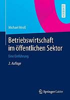 Betriebswirtschaft im offentlichen sektor : eine einfuhrung.