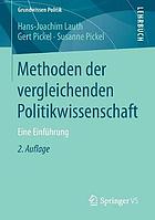 Methoden der vergleichenden Politikwissenschaft eine Einführung