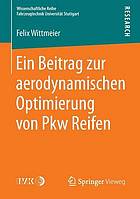 Ein Beitrag zur aerodynamischen Optimierung von Pkw Reifen