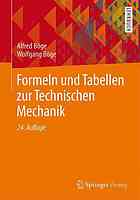 Formeln und tabellen zur technischen mechanik.