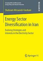 Energy Sector Diversification in Iran : Evolving Strategies and Interests in the Electricity Sector.