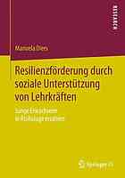 Resilienzförderung durch soziale Unterstützung von Lehrkräften : Junge Erwachsene in Risikolage erzählen