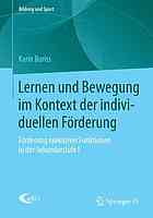 Lernen und bewegung im kontext der individuellen frderung : frderung exekutiver funktionen in der ... sekundarstufe i.