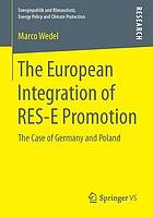 European Integration of RES-E Promotion