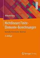 Nichtlineare Finite-Elemente-Berechnungen Kontakt, Kinematik, Material