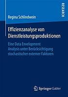 Effizienzanalyse von Dienstleistungsproduktionen Eine Data Envelopment Analysis unter Berücksichtigung stochastischer externer Faktoren