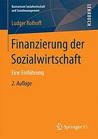 Finanzierung der Sozialwirtschaft eine Einführung