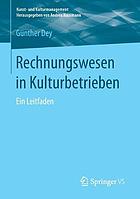 Rechnungswesen in Kulturbetrieben : ein Leitfaden