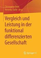 Vergleich und Leistung in der funktional differenzierten Gesellschaft