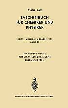 Makroskopische physikalisch-chemische Eigenschaften