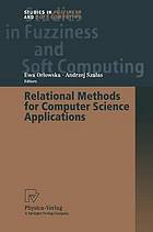 Relational Methods for Computer Science Applications