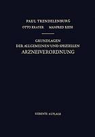 Grundlagen der Allgemeinen und Speziellen Arzneiverordnung