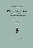 Das gewerbeekzem; pathogenese - diagnose, versicherungsrechtliche stellung